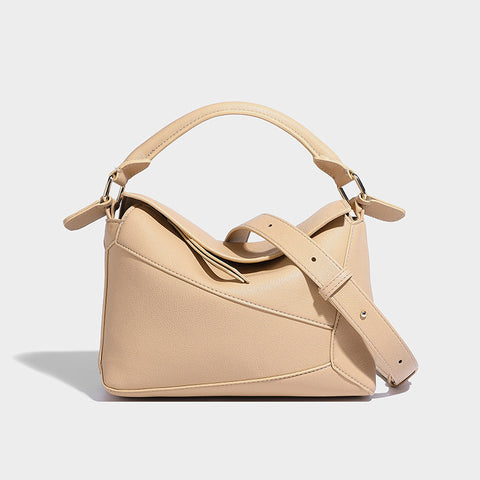 Aria Leather Satchel Bag, Cuavan
