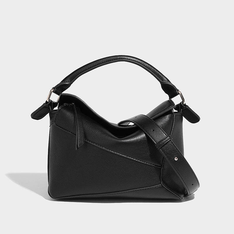 Aria Leather Satchel Bag, Cuavan
