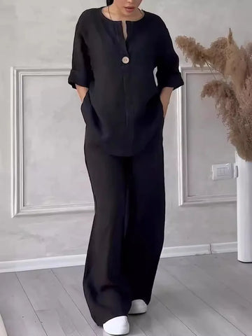 Valentina Premium Linen Set