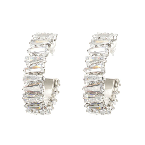 Ysabella Crystal Hoop Earrings, Cuavan