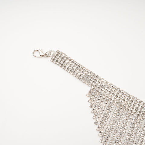 Natassia Fringed Crystal Necklace