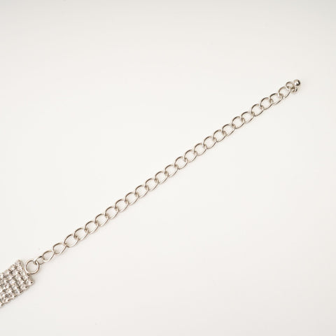 Natassia Fringed Crystal Necklace