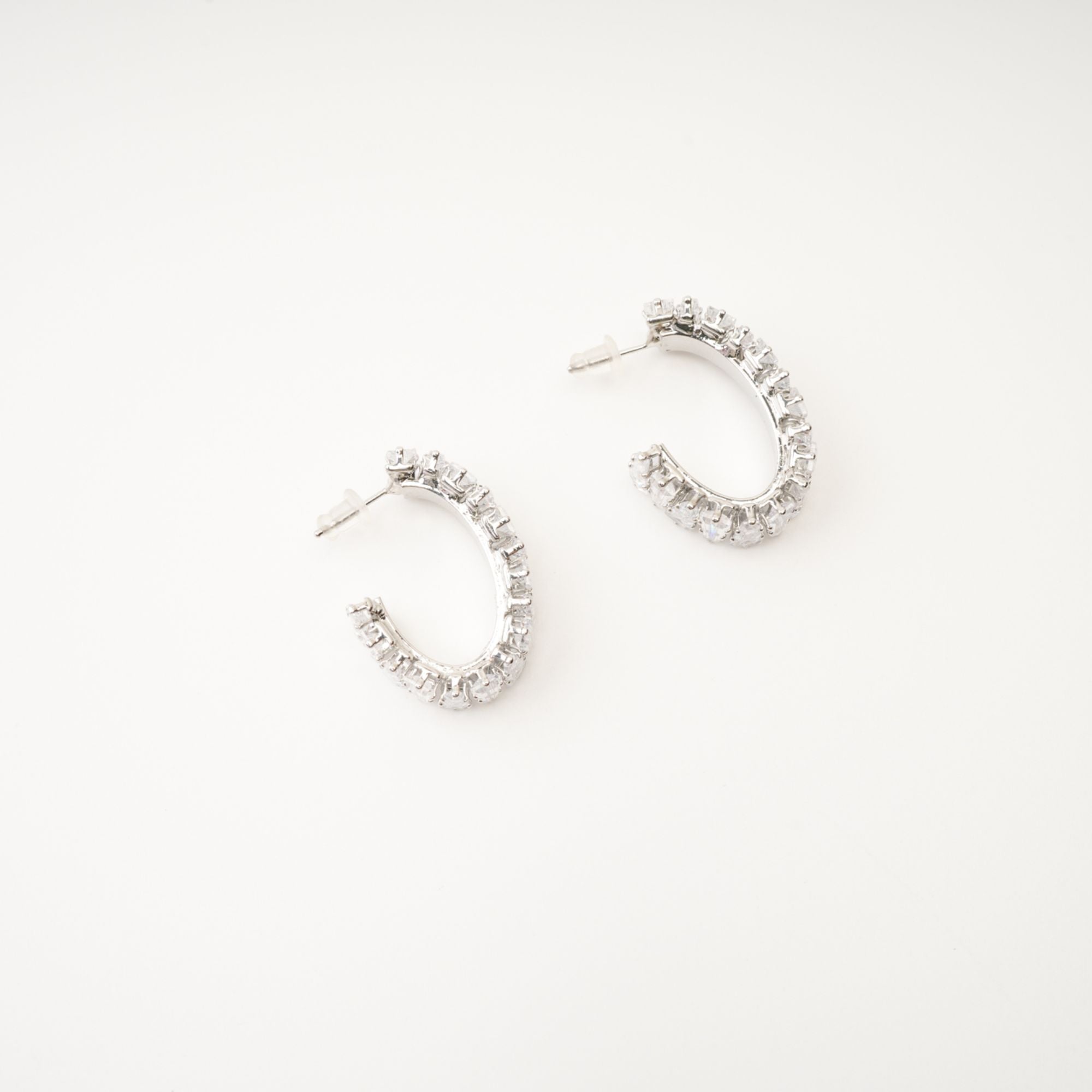 Ysabella Crystal Hoop Earrings, Cuavan