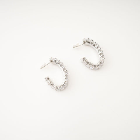 Ysabella Crystal Hoop Earrings, Cuavan