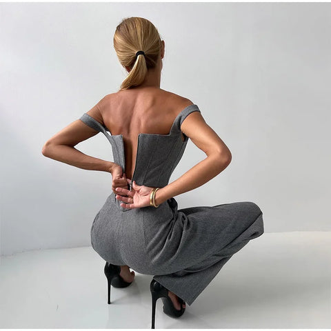 Aveline Blazer, Corset & Trouser 3-Piece Set