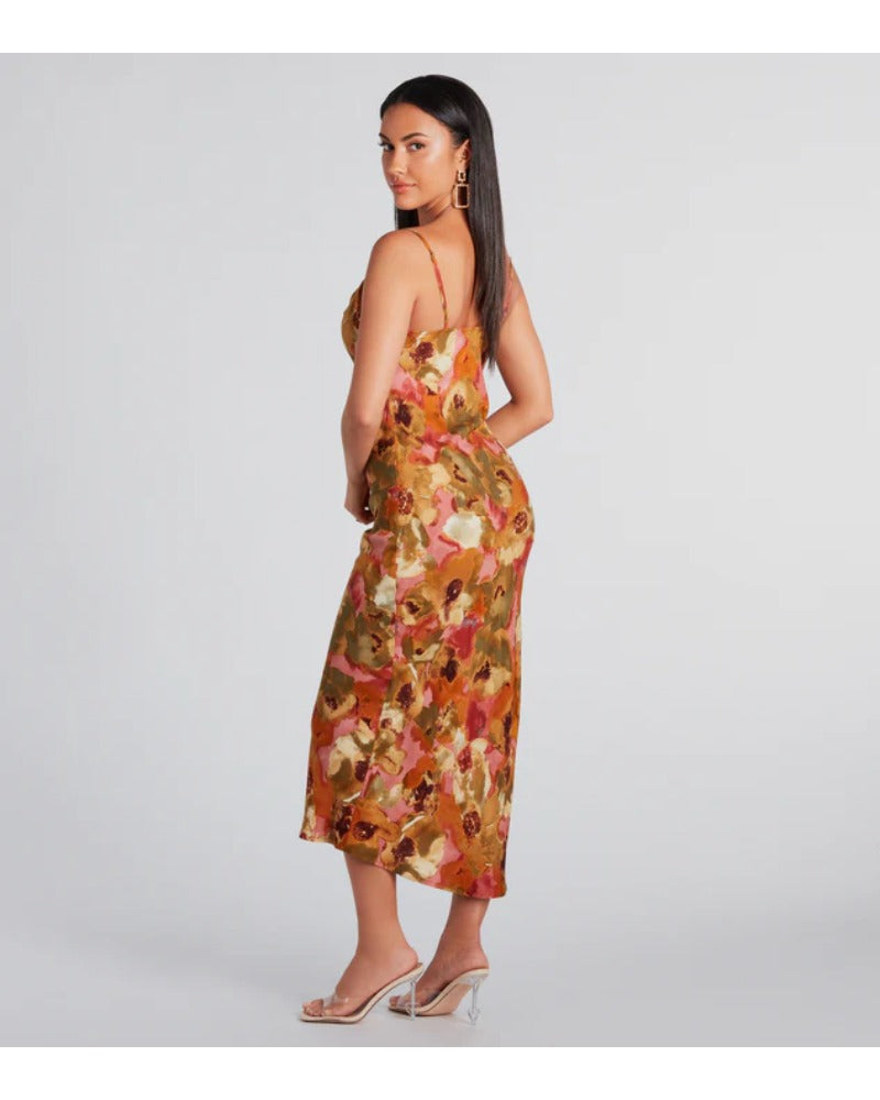 Halter Print Party Dress (II), Cuavan