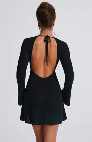 Adalee Mini Dress — Black, Cuavan