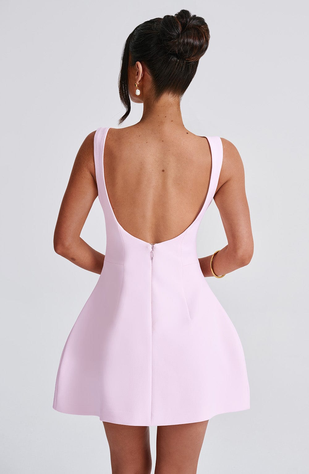 Alana Mini Dress — Blush, Cuavan