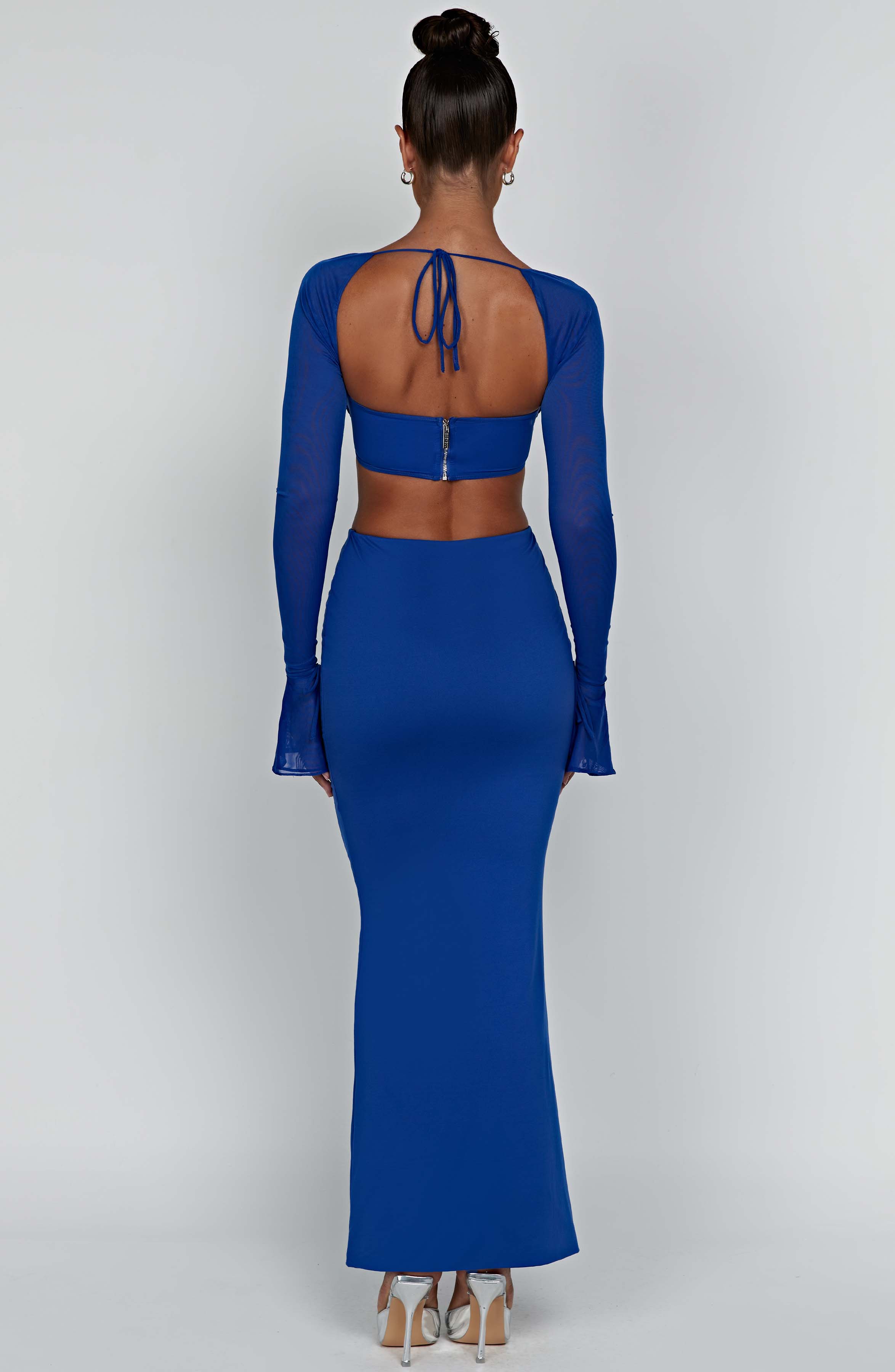 Astrid Maxi Skirt — Blue, Cuavan