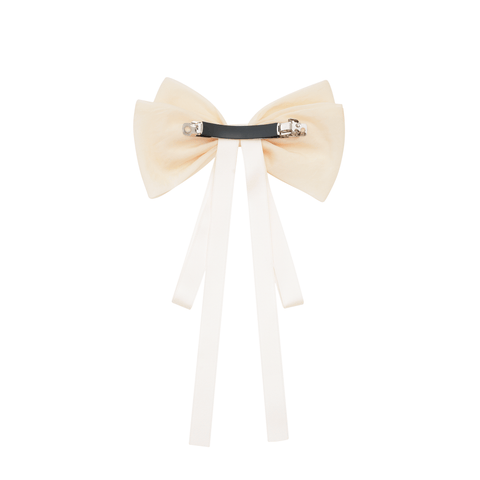 Aya Neutral Hair Bow Clip, Cuavan