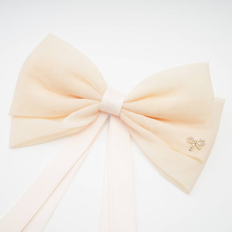 Aya Neutral Hair Bow Clip, Cuavan