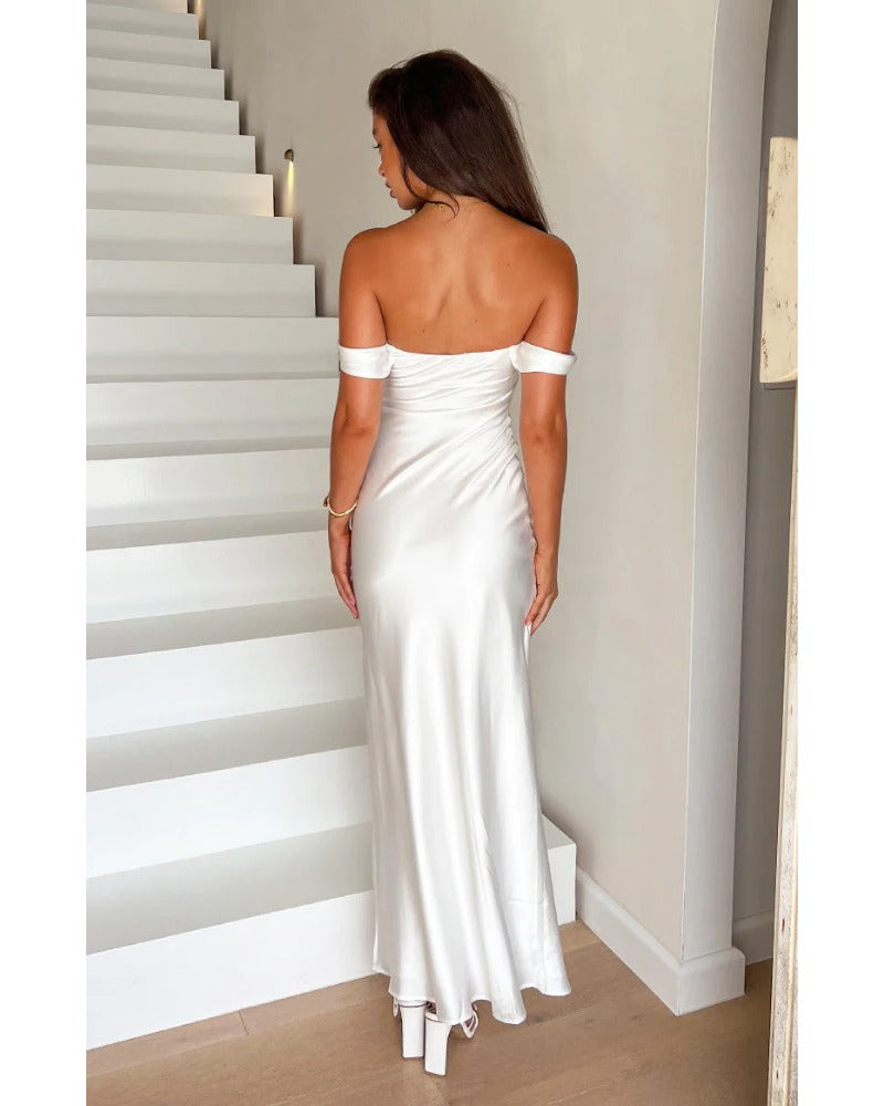 Off-The-Shoulder Party Dress, Cuavan