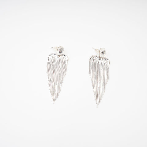 Silver Tassel Earrings