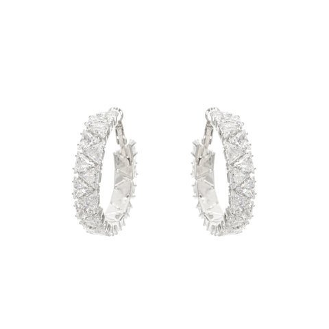 Léa Crystal Circle Earrings