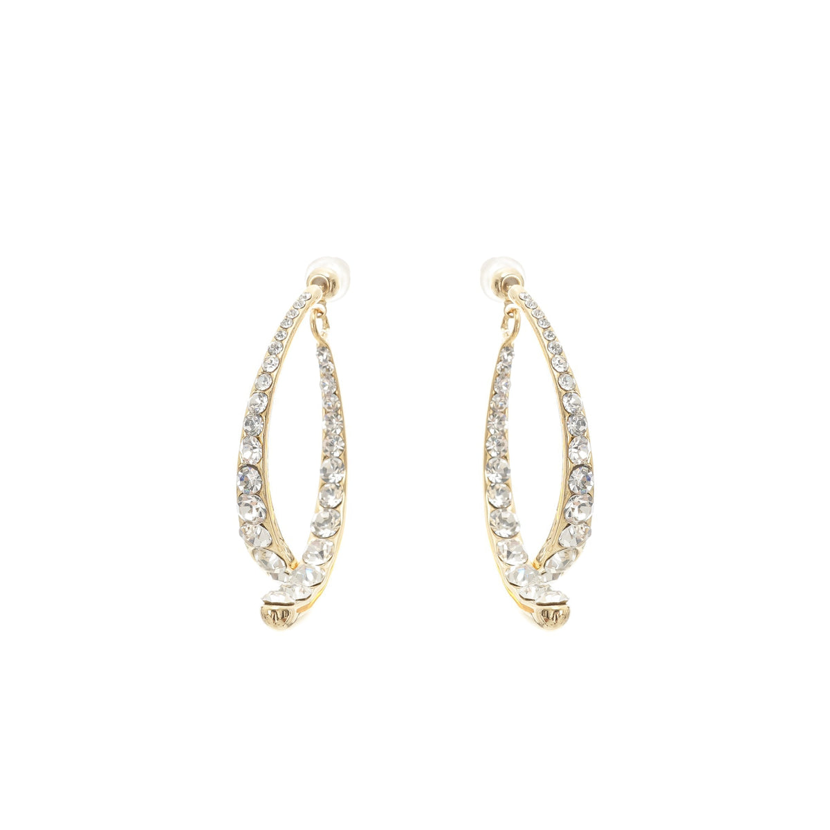 Mathilde Curved-Edge Statement Earrings