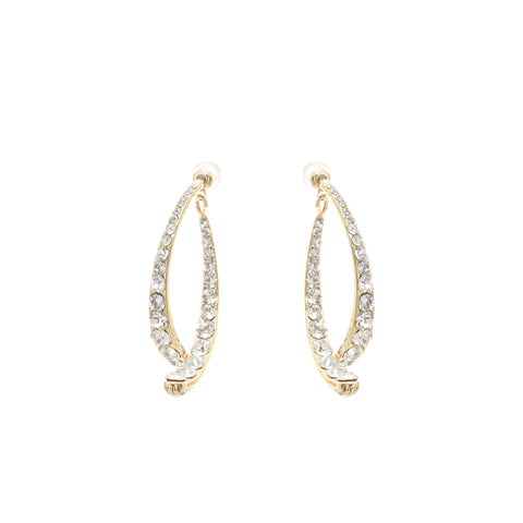 Mathilde Curved-Edge Statement Earrings