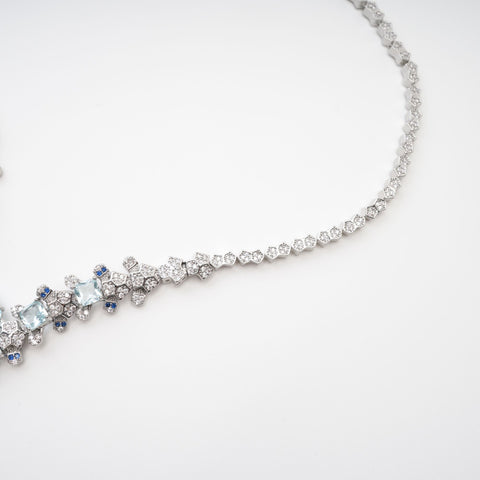 Odile Cheetah Crystal Pendant Necklace