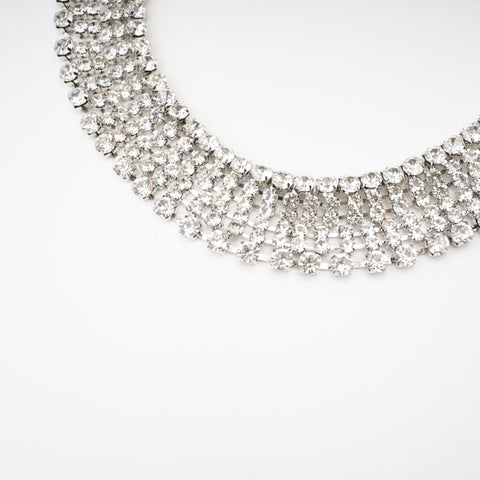 Thaïs Layered Crystal Necklace, Cuavan