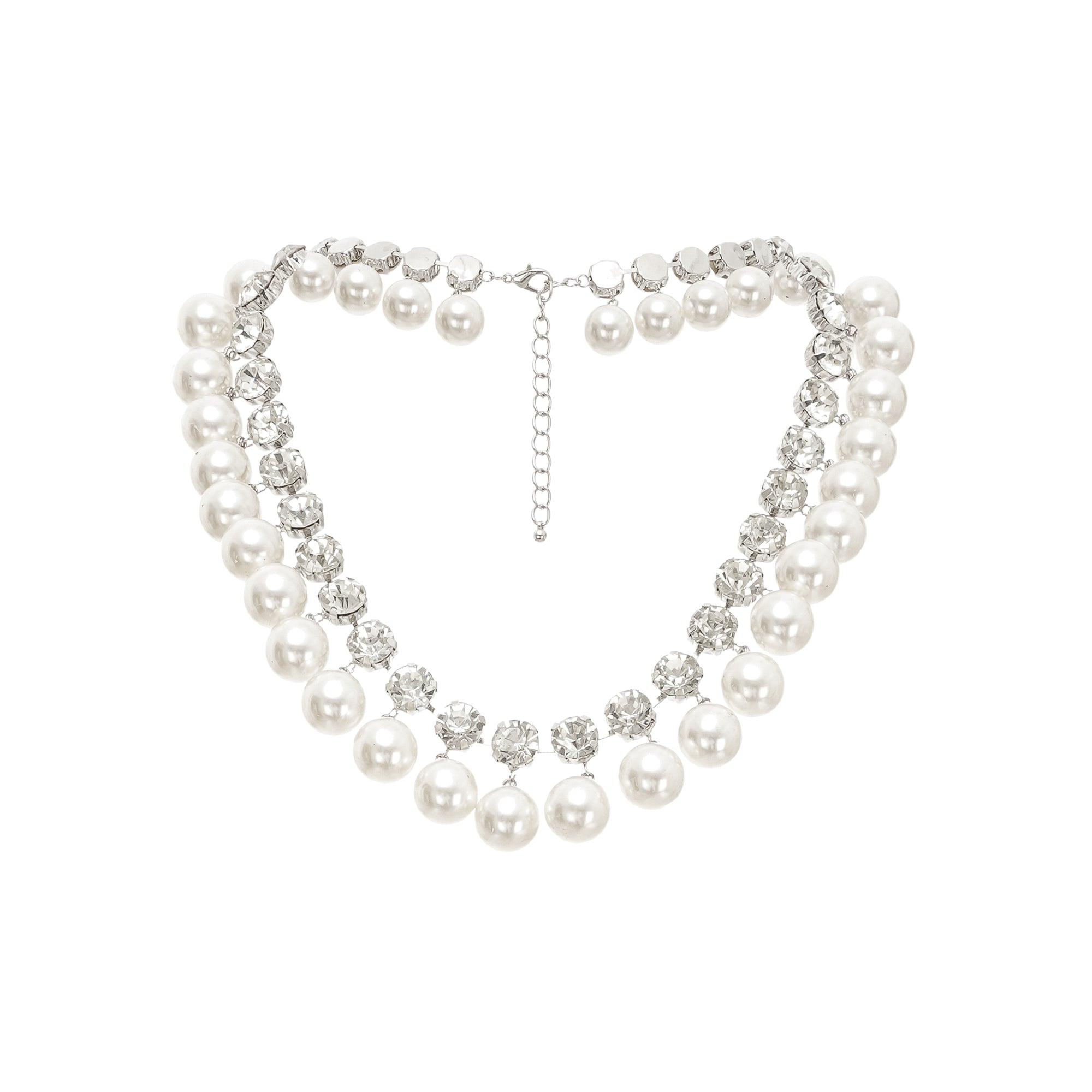 Valérie Layered Pearl Necklace, Cuavan