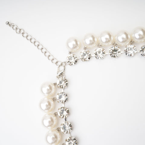 Valérie Layered Pearl Necklace, Cuavan