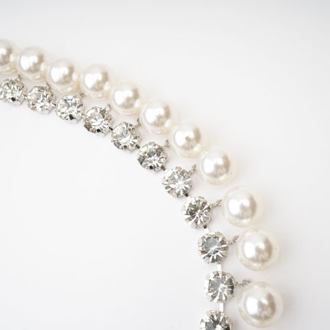 Valérie Layered Pearl Necklace, Cuavan